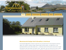 Tablet Screenshot of mountainsidebandb.com